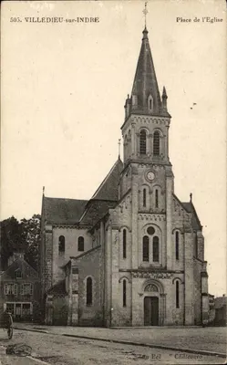 Villedieu-sur-Indre — Igreja — Castelo da Igreja, editor Castelo da Igreja, n° 505