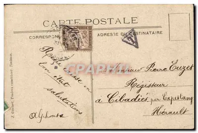 Ballerina in costume da scena — J. Gaubert, Toulouse — n° 31 — Verso
