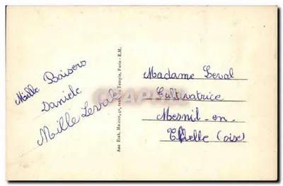 Chatenay — O Parque da Prefeitura — E.M. n°8356 — Verso