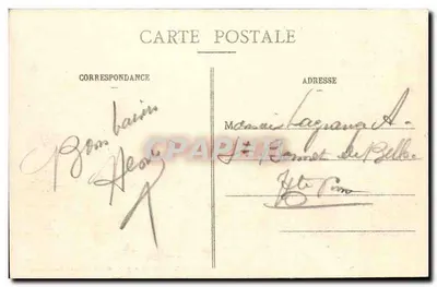 La Guerra en los Vosgos 1914-1915 — La Granja de la Chipote — Colección de las ediciones 'Bentellet, St-Dié (Vosgos)' — Reverso