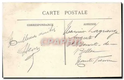 La Guerra en los Vosgos 1914-1915 — Al descenso de la Chipotte — Ateliers Bouteiller, St Die (Depósito) — Reverso