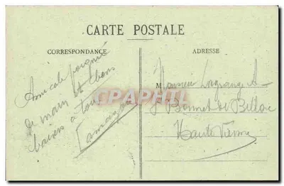 Les Vosges Pittoresques — Domremy, La Basilique et le Couvent vu à l'attivée par Coussey — Photo Hacrayet et Elhuet, Epinal — Verso