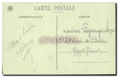 Gérardmer (Vosges) — Wodospad Charlemagne przez Grandes Eaux — Ad. Weich, Saint-Dié, N° 6480 — Rewers