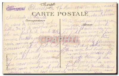 Pithiviers (Loiret) — A Rua da Coroa — Editor H. Leclerc — Verso