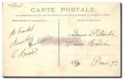 Chilleurs-aux-Bois — Praça (lado Oeste) — Lib. Pommeret em Neuville — Verso