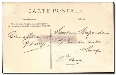 Camp CERCOTTES - 20. - Po burzy - Nieoczekiwany przenos - J. Loddé, wydawca, Orléans — Rewers