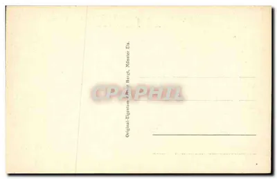 Widok na przepaść i Hotel Altenberg — Hochvogesen 1139 m, Hotel Altenberg 1100 m — wydawca Münster, Münster Bergt — Rewers