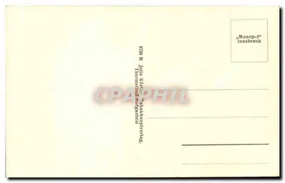 Terma Hofgastein — widok panoramiczny z zasnieżonymi górami i stadem owiec — wydawca 'Thermabäder Hofgasteiner Verlag' nr 1739 N — Rewers