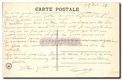 Liège — Centralne Budynki Uniwersytetu — wydawca 'Le Récepteur Municipal' n°59 — Rewers