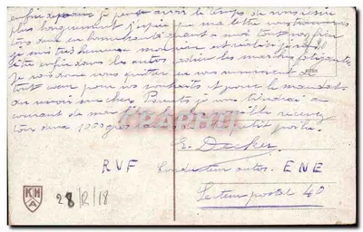 Aachen. Ponttor. — Porta do ponte — Carta postal antiga — Verso