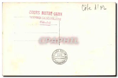 Castelo de Bussy-Rabutin — Retábulo em pedra "A Ressurreição de Lázaro" — Édition des Monuments Historiques, Paris — Verso