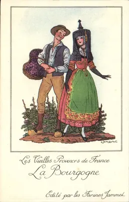 A Borgonha — As Velhas Províncias da França — Editado pelas Farinas Jammet