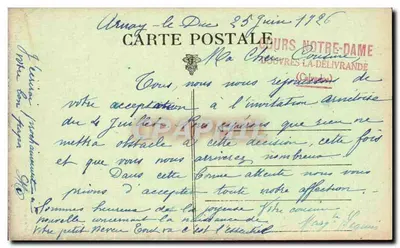 Arnay-le-Duc — Velho Castelo, Torre de Marguerite de Borgonha — Moreau editor — Verso