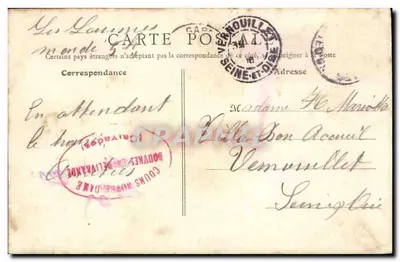 Alise-Saint-Reine — La Statua di Vercingétorix — Collezione J. L. Flavigny — Verso