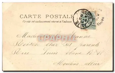 Gonesse — A Igreja (século XII-XIII) — Les Environs de Paris, editor F.A. 5666 — Verso