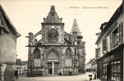 Houdan — Igreja gótica (século XVI) — Foucault, editor, Dreux