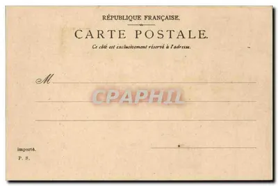 Wieża, dawniej wieża zamku, niewzruszony bastion — Montlhéry, le — Wydawca P. S. & D. + Korhka + 216 P. M. fot. Reprodukcja zabroniona — Rewers