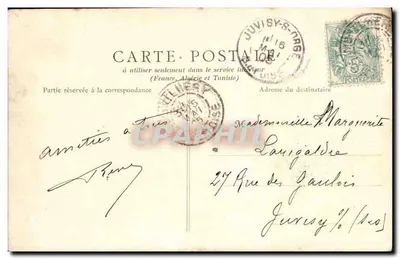 Montlhéry — Porta de Linas — B. F., Paris — Verso