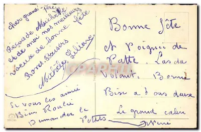Bambino con i capelli ricci — con testo manoscritto — J.T. Ballin — Verso