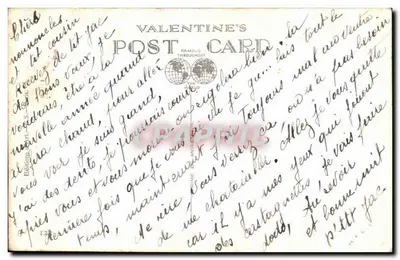Śpiewający niemowlę — wydawca Valentine's Post Card, nr 128 — Rewers