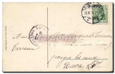 Baden-Baden — Parte nel vecchio castello — editore non visibile — Verso