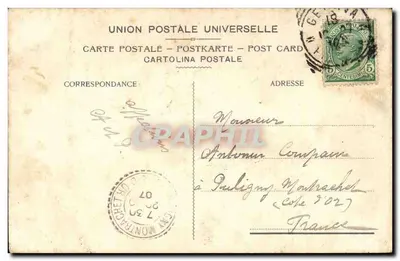 Genova — It Porto. — Union Postale Universelle — Rewers