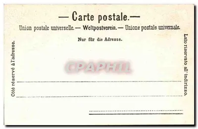 Bern — widok panoramiczny z katedrą i mostem — Charnaux Frères & C°, Genève, n°45 — Rewers