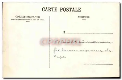Trélechamp e la Catena del Monte Bianco — Jalllien frères, Ginevra, n° J.J. 6021 — Verso