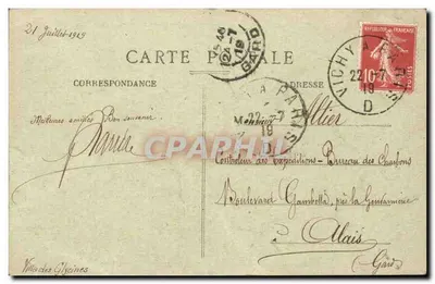 Puy-de-Dôme — Châtel-Guyon — O Casino — Pierre Maïrons, lib. editor, Aurillac — Verso
