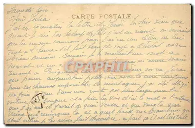 Entraygues — Bairro do Ponte de Truvère — Editor Averon & Aurillat, n°123 — Verso
