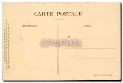 Reims - La Cattedrale — Portico centrale - Frontone - Coronamento della Vergine — Verso