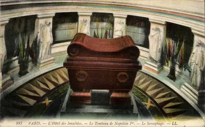 Paris — O Hotel dos Invalidos — O Túmulo de Napoleão I — O Sarcófago — LL. — N° 887