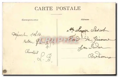 Quarto de Lambert — Bazeilles — J. Winhug, editor, Charleville — Verso