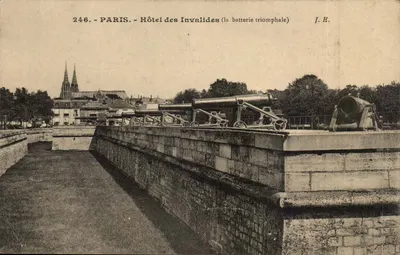 Paris - Hotel dos Invalidos (a bateria triunfante) — J. H. — n° 246