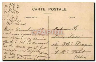 Paris - Hotel dos Invalidos (a bateria triunfante) — J. H. — n° 246 — Verso