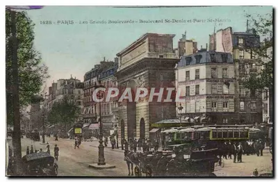 Paris - Les Grands Boulevards - Boulevard St-Denis e Porte St-Martin — n° 1428
