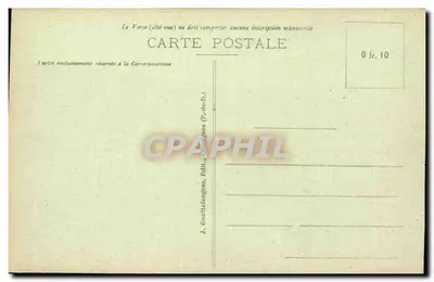 Châtel-Guyon — O Parque — Fonte Yvonne — J. Gouttielings, Editor, P.-de-D. — Verso