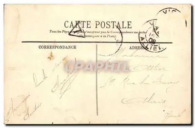 Vichy — Façada kasyna — Widok na park — LL. — Rewers