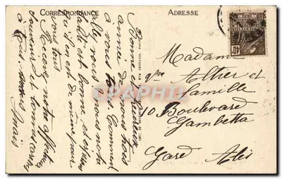 Nizza — De Promenade des Anglais — Gunard, n°25 — Achterkant