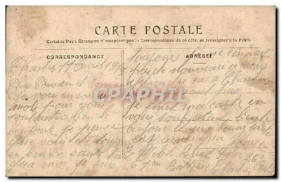 Ogród Towarzystwa Ogrodnictwa Eure-et-Loir — wydawca E. SOULIÉ, Chartres — Rewers