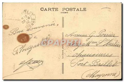 Calvaire de 1602, o mais famoso da Bretanha — Plougastel-Daoulas — editor Le Doré, n° 706 — Verso