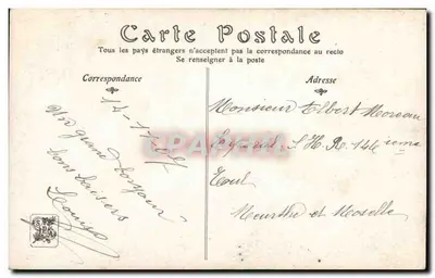 Ab! la Vilaine Bête — Salon von 1907 — von F. Brunery, ND Phot — Rückseite