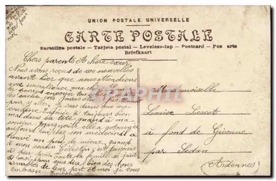 Statua di Giovanna d'Arco — Parigi — edita da ZOK — Verso
