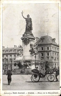 Praça da República — Paris — Coleção Petit Journal