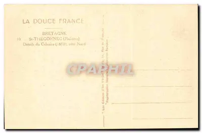 Calvario di Saint-Thégonnec — dettaglio della scena (lato Nord) — Éditions d'Art Yvon — Verso