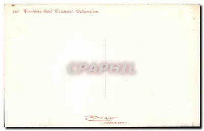Gemmipass, Hotel Wildeirubel — Walliser Alpen — Thor L. Oyser, Frohnden — Rewers