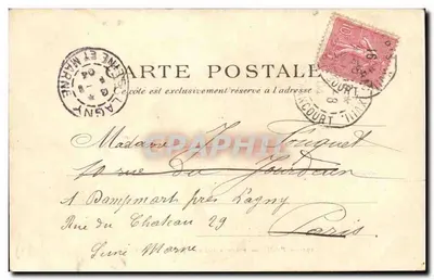 Place Saint-Georges — Paris — P.P.C. Paris — n° 193 — Verso