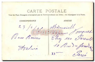 Vire — Entrada da Praça do Castelo — Coleção Leclerc — Verso