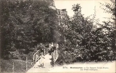 Montmartre — O Square Saint-Pierre (O Ponte Rustico) — G. C. A., Paris, n° 571