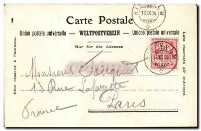 Panorama Rigi-Kulm — Charnaux Frères & C°, Genève, n° 1506 — Rewers